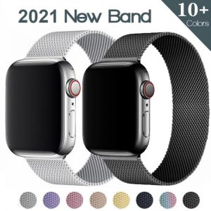 Milanese loop For Apple watch band 44mm 40mm 38mm 42mm Stainless steel Metal belt correa bracelet iWatch series 5 4 3 se 6 strap