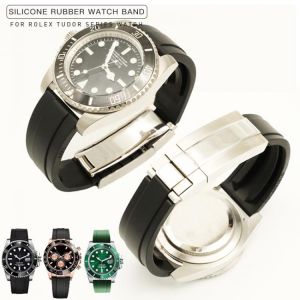 Watchbands For Rolex DAYTONA SUBMARINER OYSTERFLEX GMT Yacht-Master Watch Accessories Rubber Watch Bracelet 20 Watch Band Strap