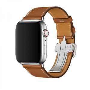 Genuine Leather Watch Band Strap for Apple Watch Band 7 6 5 4 3 2 1 SE Leather Wristband for Apple Watch 44mm 40mm 45/41mm 42 38