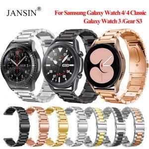Watchband Strap For Samsung Galaxy Watch 4 44mm 40mm Stainless Steel Band For Samsung Watch 4 Classic 42mm 46mm Correa S3 45mm