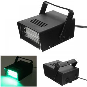 24LED 3W AC220V Green Strobe Party Stage Light Disco Club DJ Effect Lighting EU/US Plug