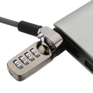 Laptop Anti Theft Lock Security Cable 4 Digit Password Protections