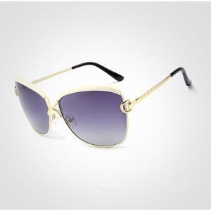 Men Women Uv Protection Polarized Sun Glassess Retro Alloy Pilot Glasses Cycling Driving Goggle