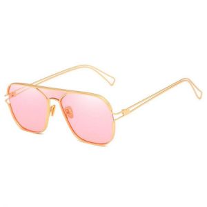Unisex Vogue Vintage PC Metal Marine Sunglasses Outdoor Travel Beach Anti-UV Sunglasses
