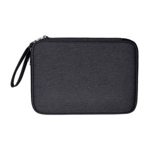 SM01 Nylon Waterproof Double-Layer Portable Multi-functional Laptop Storage Bag Electronic Accessories Travel Organizer Bag Data C