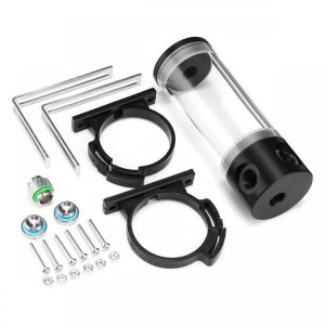 G1/4 50mm x 140mm Acrylic Cylinder Reservoir Water Cooling Tank For PC Liquid Cooling