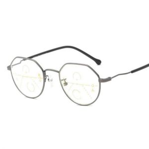 Unisex Retro Far Near Dual-use Reading Glasses Automatic Zoom HD Anti-fatigue Reading Glasses