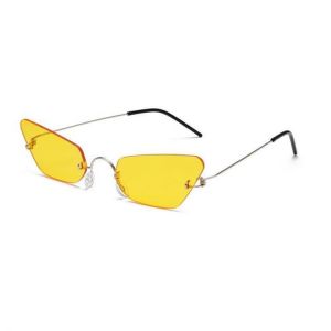 Unisex Vogue Vintage Frameless Metal Marine Sunglasses Outdoor Travel Beach Sunglasses