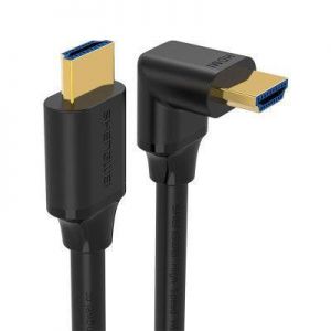 1M HDMI Cable 2.0 HD 90&deg; Angle 4K For Laptop Projector TV Box Monitor Computer PS3/4 Switch