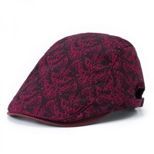 Men Women Print Retro Beret Caps Duck Hat Sunshade Casual Outdoors Peaked Forward Cap