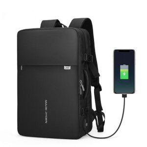 MARK RYDEN MR8057 Expandable Anti-theft Backpack Fit 17 inch Men's Business Backpack Waterproof Large Capacity Travel Laptop 