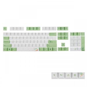 108 Key Light Sublimation PBT Keycaps OEM Profile Keycap Set for Mechanical Gaming Keyboard
