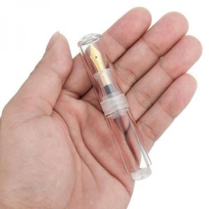 MOONMAN Wancai 0.5mm Iridium Fine Nib Transparent Fountain Pen Mini Ink Sac For Office School Use