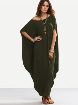 Sexy Women Off Shoulder Loose Casual Maxi Dress