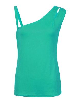 Casual Women Sexy Pure Color Shoulder Sling Sleeveless Strap Tank Tops