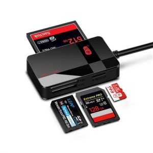 Kawau C369 DUO All-in-One USB 3.0 CF/SD/TF/MS Card Reader Support Simultaneous Read