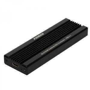 Fideco M.2 B-Key NVMe to USB 3.1 Gen 2 10Gbps Type-C Hard Drive Enclosure HDD SSD Case Aluminum Alloy