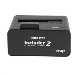 Olmaster 2.5'' 3.5'' SATA Serial Port External Hard Drive Shelf USB3.0 Mobile Hard Disk Box Base Hard Drive Do