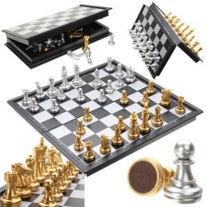 all in one place צעצועים, תחביבים ופנאי שח מט מתקפל סט מלא Chess