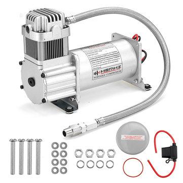 all in one place חלקי חילוף ואביזרים 12V 150Psi Air Compressor 1/4" Hose Kit For Car Truck Train Horns Suspension