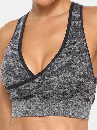 all in one place בגדי נשים Outdoor Wireless Seamless Breathable Shockproof Yoga Sports Bra