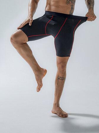 all in one place בגדי גברים Mens Stretch Slim Sport Quick Dry Pocket Mid Waist Breathable Thin Fitness Shorts