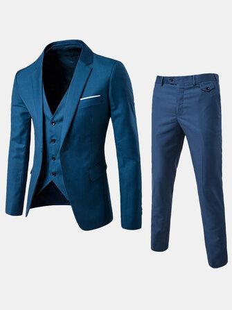 all in one place בגדי גברים Three Pieces Suit for Men