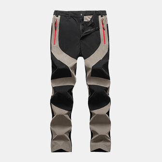 all in one place בגדי גברים Mens Outdoor Elastic Windproof Zipper Pocket Straight Pants