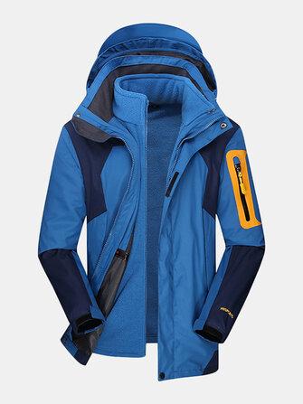all in one place בגדי גברים Mens 2 in 1 Water Repellent Breathable Outdoor Hiking Jacket