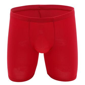 all in one place בגדי גברים Men Soft Thin Sport Trunks Mid Waist Ice Silk Breathable Underwear Nylon Boxer Brief