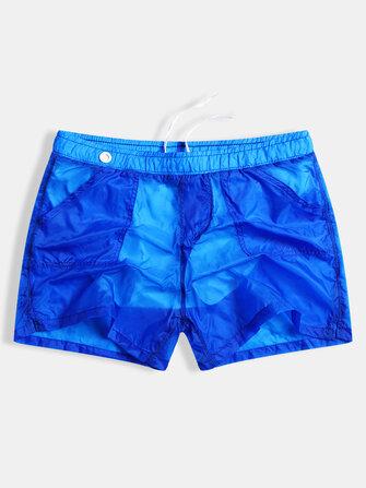 all in one place בגדי גברים Quick Dry Thin Transparent Breathable Swimming Board Shorts