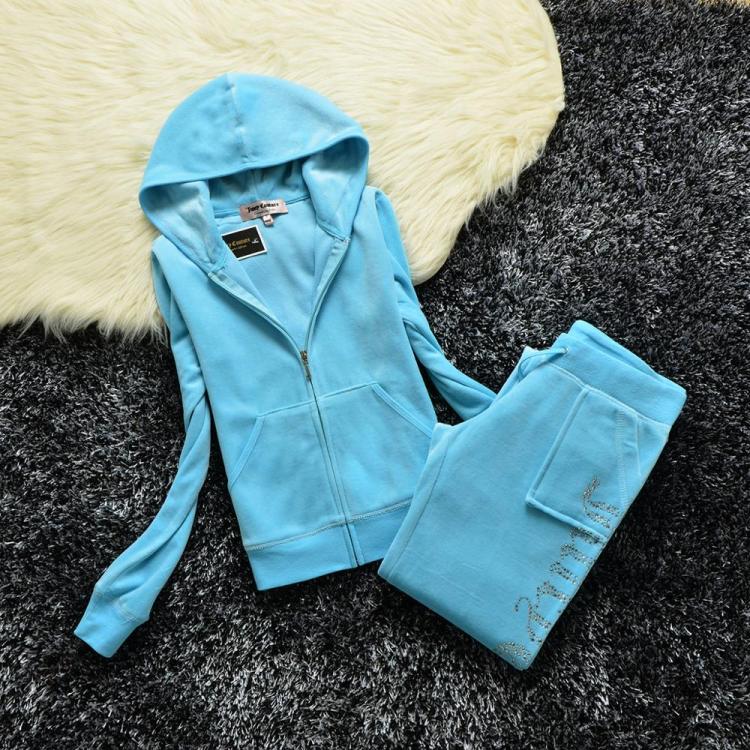 all in one place בגדי נשים Women 2 Pieces Set Casual Tracksuit Sports Hooded Zipper Sweatshirts Suit 2021 Velet Soft and Comfortable Sweatpants Outfits