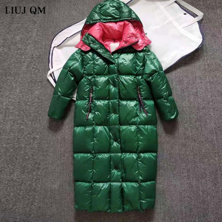 all in one place בגדי נשים 2021 High Quality Lady Parkas Long Style Duck Down Jacket  Outwear Luxury Brand Puffer Jacket Hooded Winter Down Coat Women