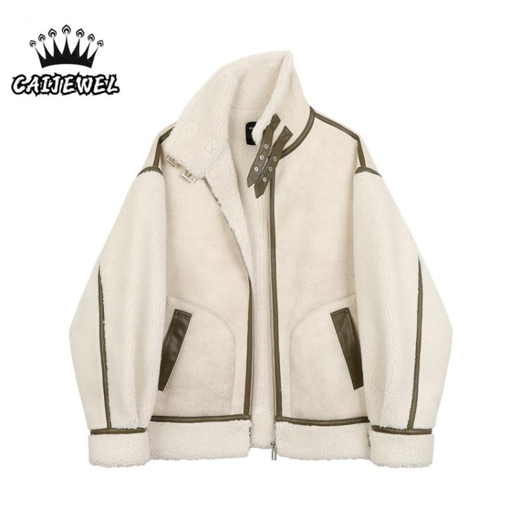 all in one place בגדי נשים Women's Granular Plush Overcoat Cashmere Jackets Winter Thickening Warm Korean Fashion Female TOPs Cotton Padded Coat Outerwe