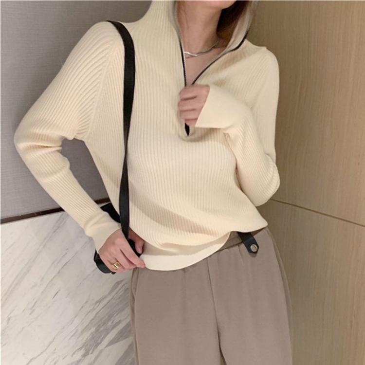 all in one place בגדי נשים Alien Kitty Loose Knitted Women Sweaters Hooded Zipper Chic New Autumn 2021 OL Full Sleeve Fashion Casual Pullover Hot Jumpers