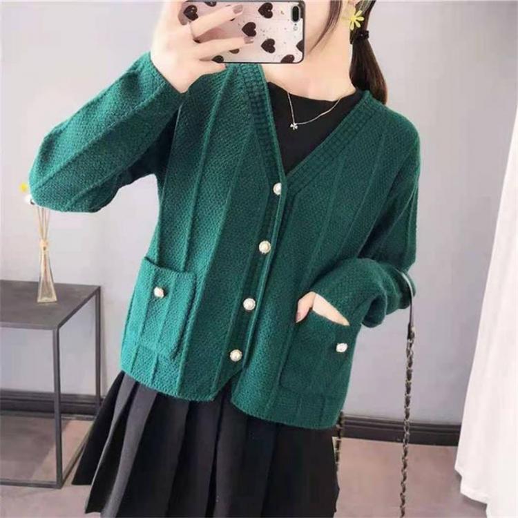 all in one place בגדי נשים Knitted Fashion Cardigan Women Sweater Sweet Warm Jacket Basic Soft Women's Coat Elegant Stylish Sweaters Ladies Top Female