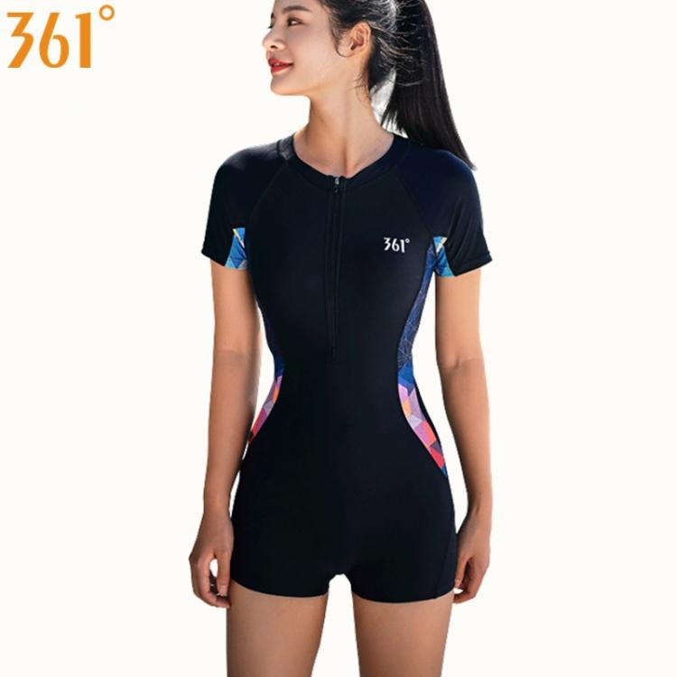 all in one place בגדי נשים 361 Women Rashguard Swimsuit Athletic Chlorine Resistant One-Piece Swim Wear Surfing Sports Girls Swimsuit Female Swimming Suit