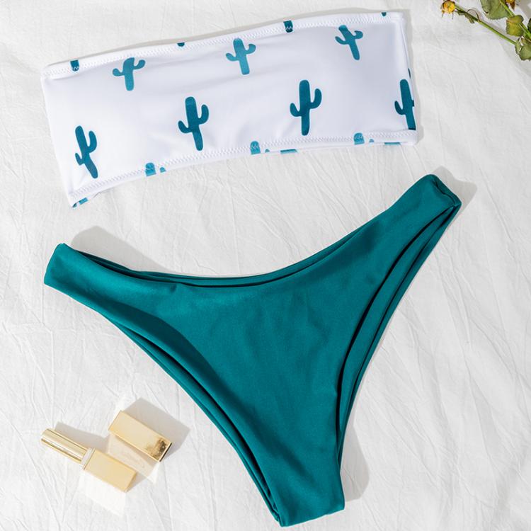 all in one place בגדי נשים HOHL Women Cactus Print micro bikini  new women push up swimsuit 2020 sexy bathing suit beach bathers Biquini