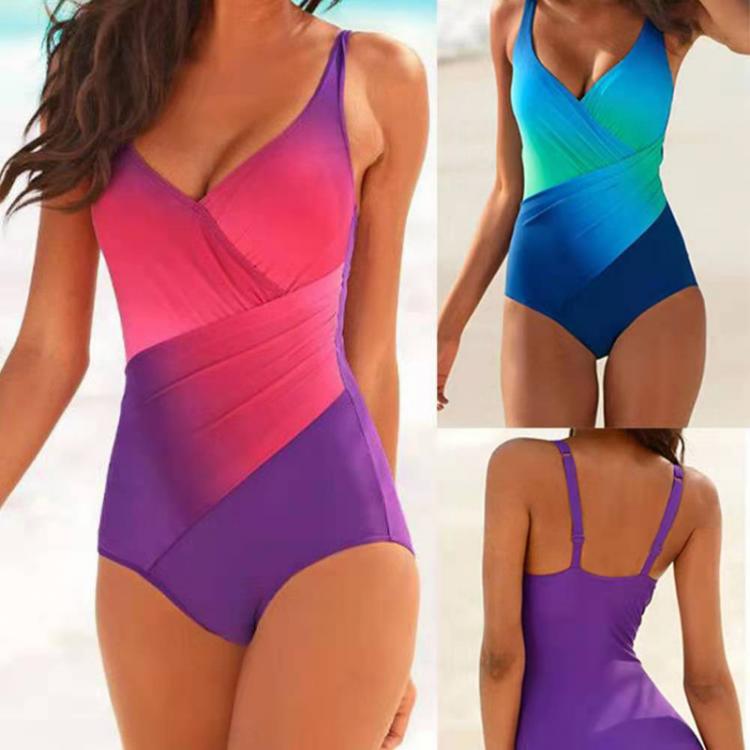 all in one place בגדי נשים Women Plus Size Bikini One Piece Gathered Bikini Swimsuits Swimwear Beach Suit S-6XL 2021 Sexy Bikini