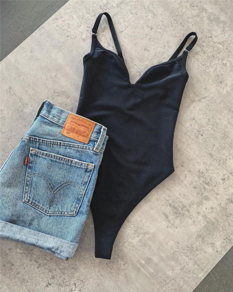 all in one place בגדי נשים Hirigin Solid One Piece Swimsuit Women Bodysuit Swimwear 2020 New Sexy Padded Summer Beach Bathing Suit Slim Swimming Suit