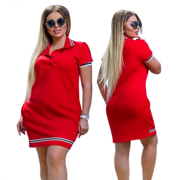 all in one place בגדי נשים 2021 New Fashion Women Polo Dress Big Size 6XL Oversized Women Dresses Work Party Female Elegant Oversized Vestidos