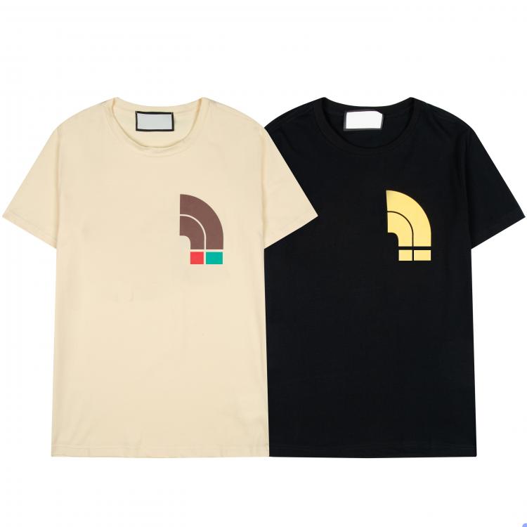 all in one place בגדי נשים HOT Summer 2021  T-shirt For Men And Women With Loose Graphic Text Fashion Casual Black White Beige Short Sleeves