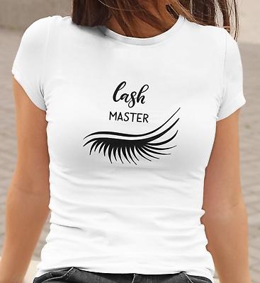 all in one place בגדי נשים Eye lashes extensions T Shirt Eyes Lashes Lash Popular Best Quality Top Trend graphic party hipster young girl aesthetic tops