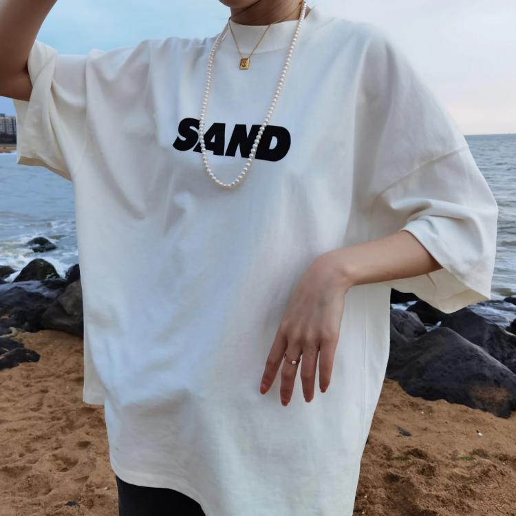 all in one place בגדי נשים 2021 Letter Printing Cozy Tees Women Summer Short Sleeve O Neck White Loose T-Shirt Shirts  Casual Cotton Tshirts Tops Oversize