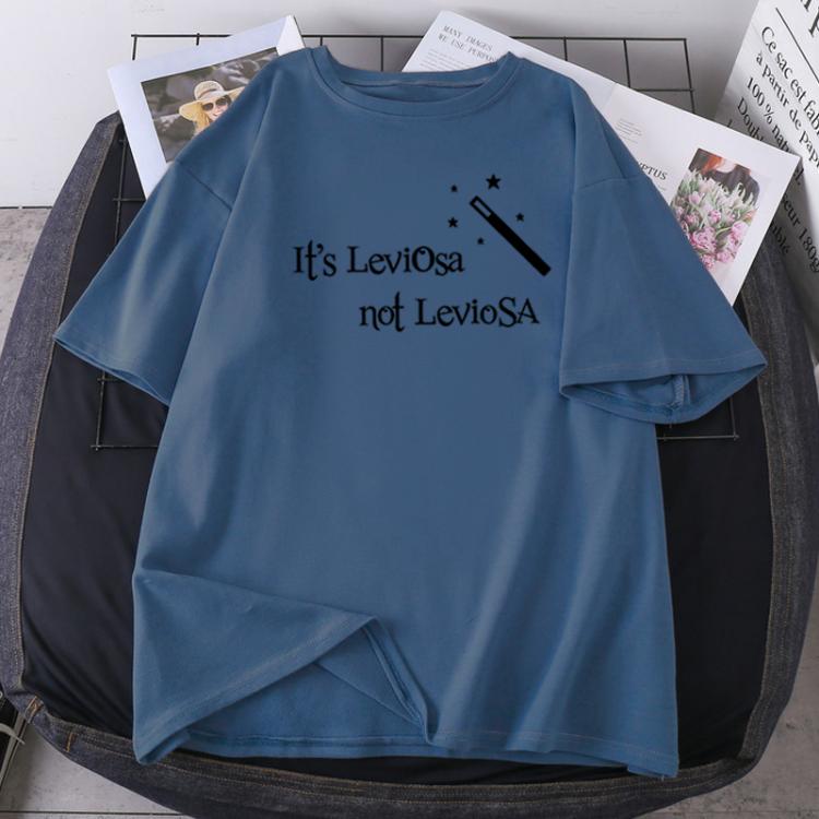 all in one place בגדי נשים It's Leviosa Not Leviosa Woman T-shirts Fashion Oversize Female 2021 New Summer Hip Hop Lady Clothing Short Sleeve Camisetas