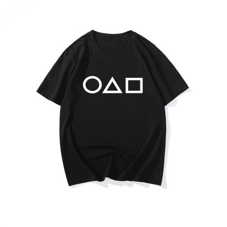 all in one place בגדי נשים Squid Game Geometric Graphic Printed T Shirt Women 90s Harajuku Tops Tee Shirt Cute Short Sleeve Oversized Tshirt Female Tshirts