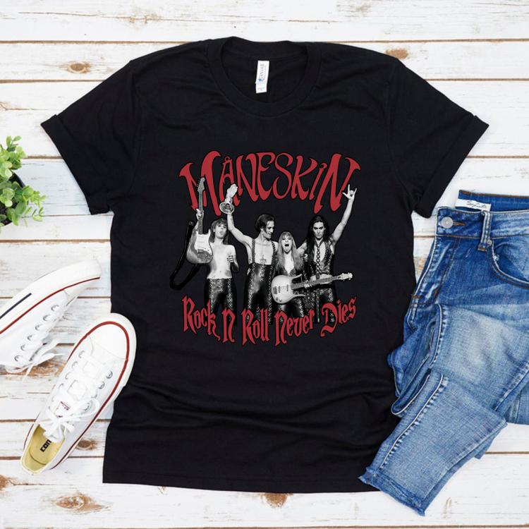 all in one place בגדי נשים Rock N Roll Never Dies Maneskin T-Shirt Maneskin Zitti E Buoni Tshirt Rock Band Maneskin Tee Unisex Hip Hop Plus Size Tops