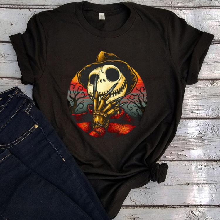 all in one place בגדי נשים Nightmare Before Christmas Clothes Pumpkin King T-shirt Halloween T Shirt Happy Halloween Tshirt Streetwear Tee Women L
