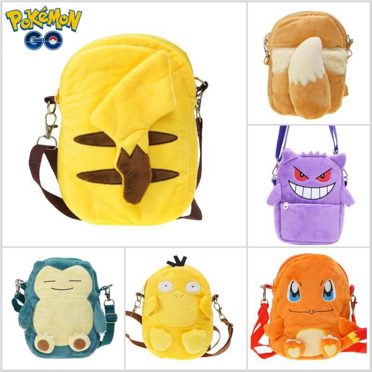 all in one place בגדי נשים Pokemon Pikachu gengar Diagonal Cross Bag Youth cute Casual Ladies Large Capacity Shoulder Bag anime men women Messenger Bag