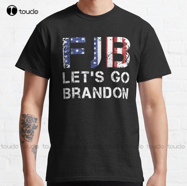 all in one place בגדי נשים Fjb Let’S Go Brandon Classic T-Shirt Women Tshirts Custom Aldult Teen Unisex Digital Printing Tee Shirt Fashion Funny New Xs-5Xl